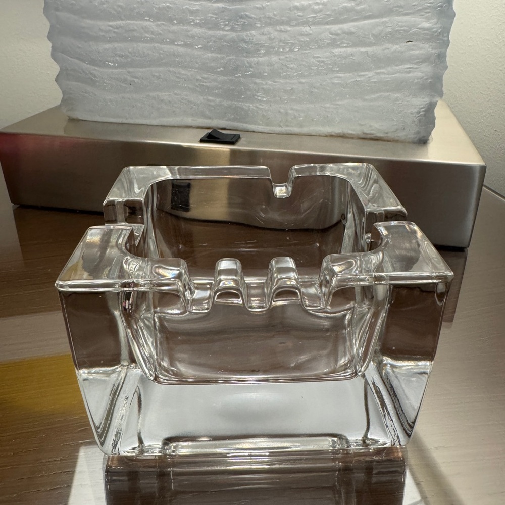 Vintage Kaj Franck “Cigaro”‎ Ashtray – 1960s Finnish Glass Design